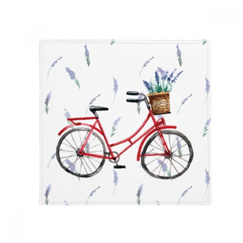 Anti-slip sol pet mat lavande aquarelle vélo évite les glissades