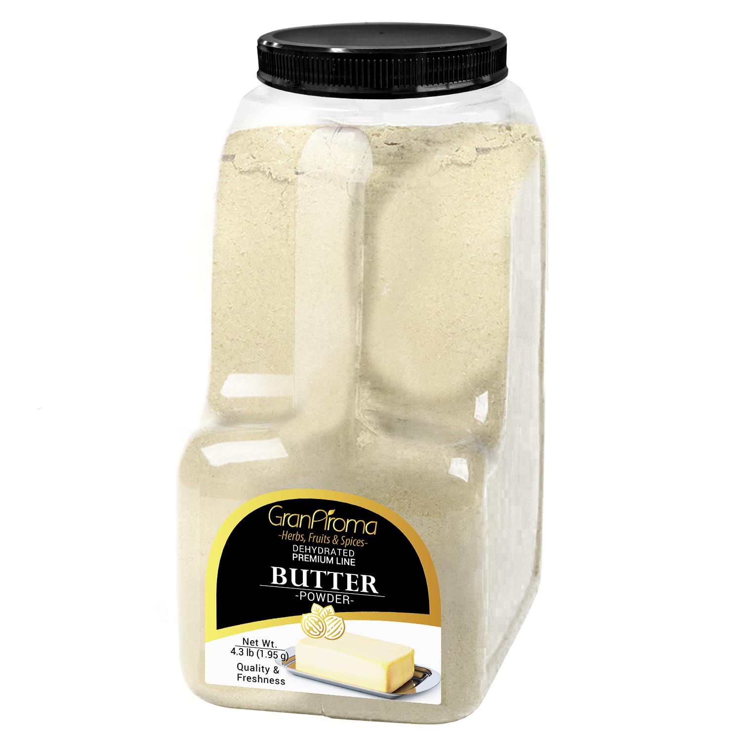 GranAroma Butter Powder, Additive & Seasoning, Savory Flavor, Creamy Ingredient (68.8 Ounce)