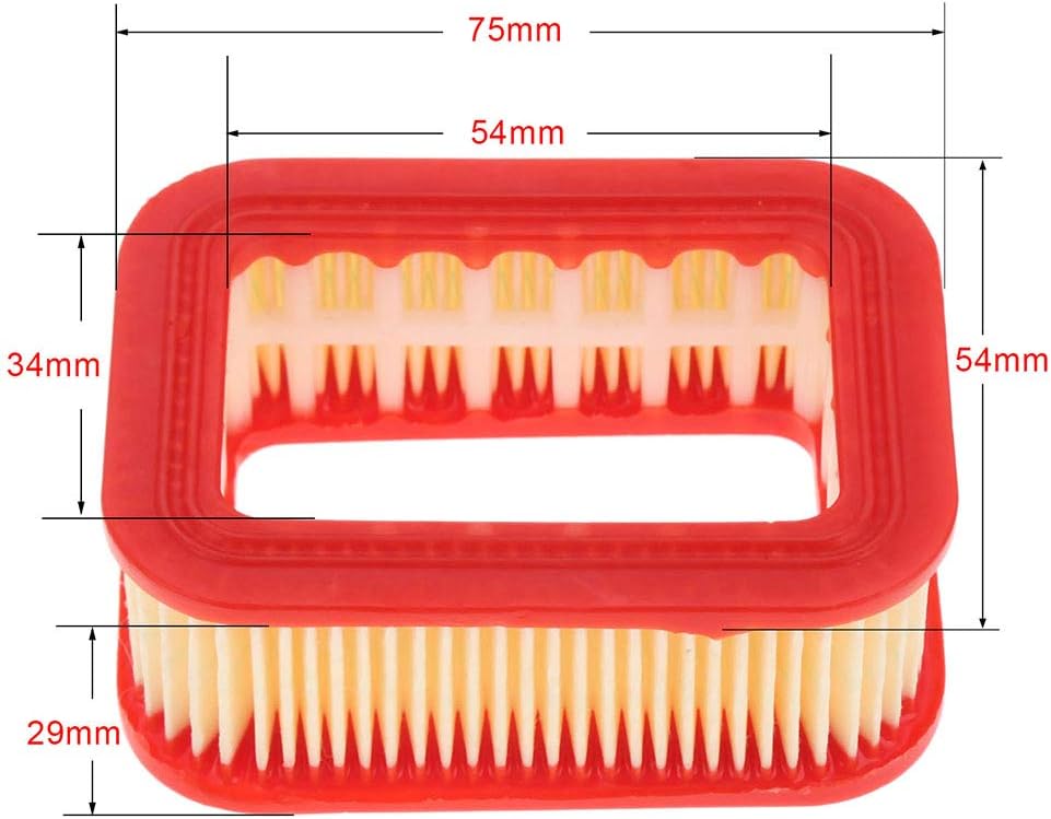 Compact Chainsaw Paper Air Filter Set 52 / 58CC Garden Tool Replacement Parts Garden Tools Professional Tool Parts image 5