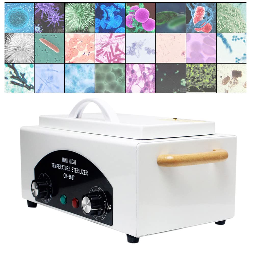 Sterylizator wysokotemperaturowy 300 W, sterylizator na gorące powietrze 220°C, sterylizator gorącego powietrza, dezynfekcja, małe sterylizatory do narzędzi do paznokci, kosmetyków, salonów