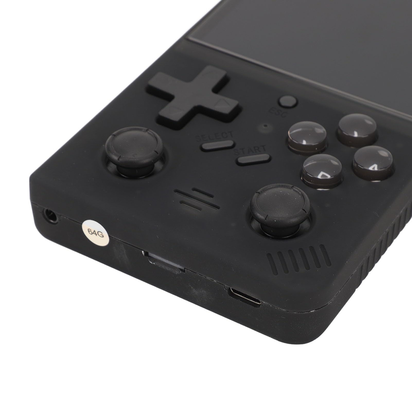 CHICIRIS Console di Gioco Portatile con Doppio Joystick Display IPS da 3,5 Pollici Giochi Integrati da 64 GB per gli Appassionati di Viaggi (BLACK)