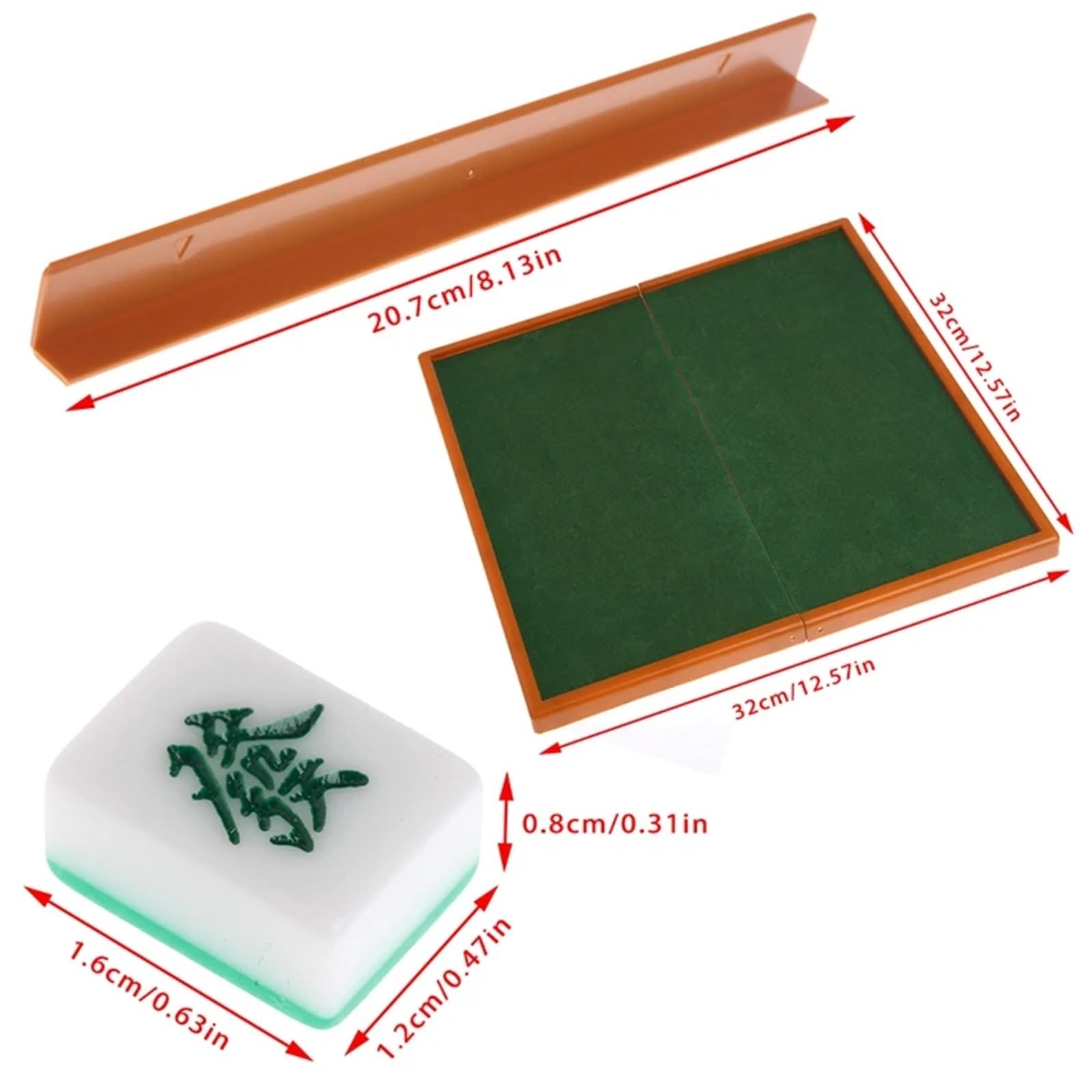 Zusammenklappbarer Mahjong-Tisch Faltbarer Mahjong-Tisch, Tragbare Mini-Box, traditionelles Reisespiel