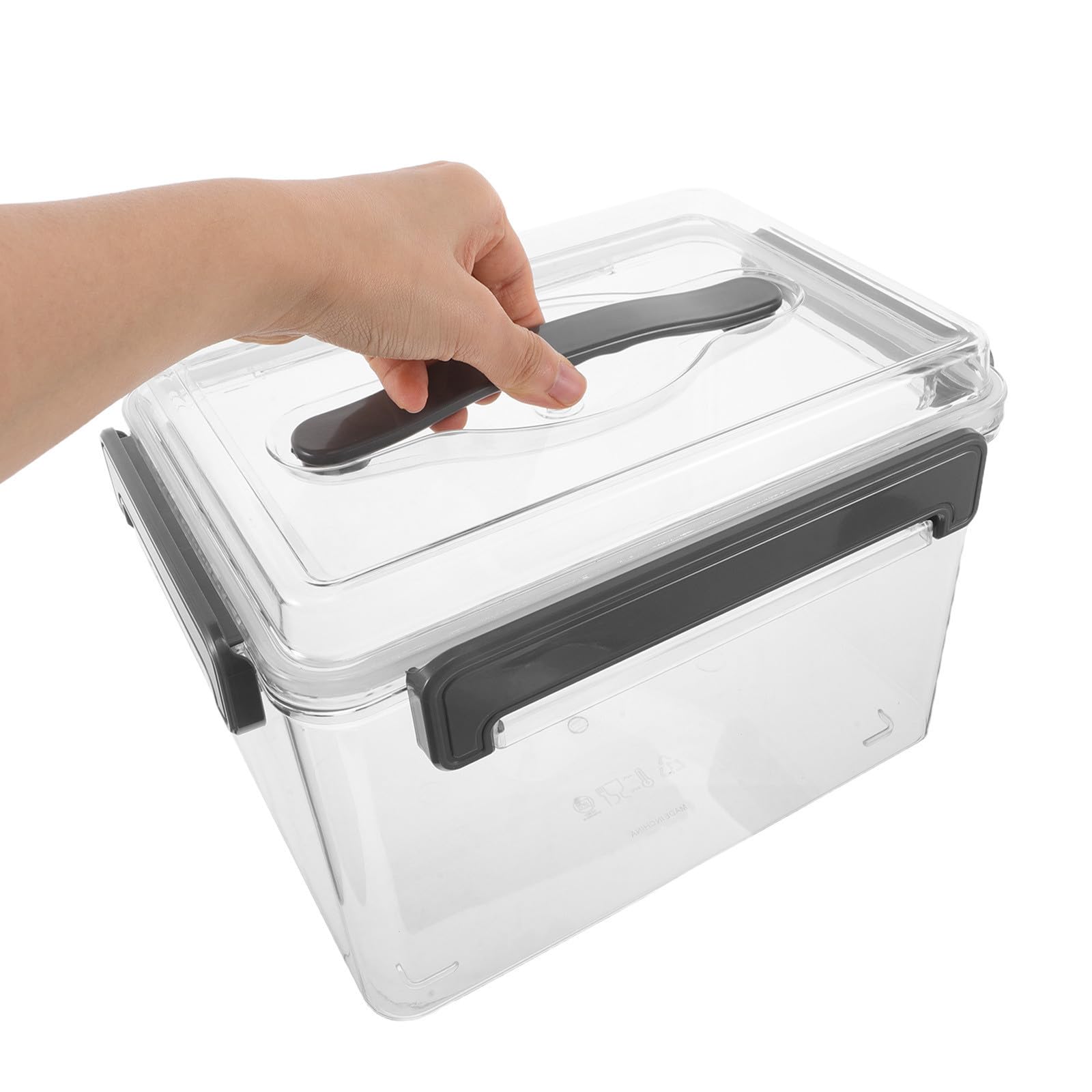 COHEALI Acryl Transparente Objektiv Aufbewahrungsbox für Kameralinsen | Filterfach, Kompakt und Leicht, für Studio und Bergtouren, Nimmt Verschiedene Linsengrößen