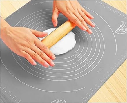 Noksi Dough Mat, Non-Slip, Silicone Dough Rolling and Dough Cutting Mat NKS168