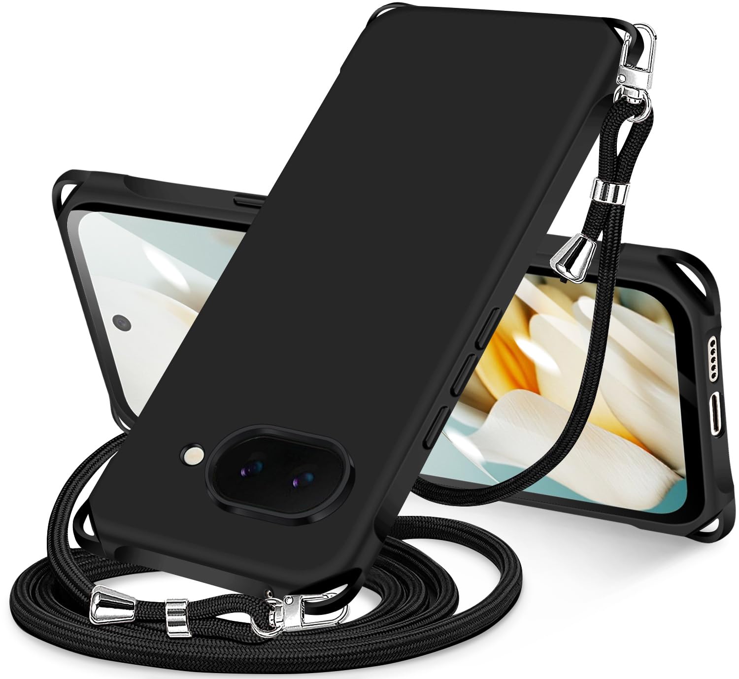 Amazon.co.jp: NISIILNG Google Pixel 9a 用 ケース ショルダー