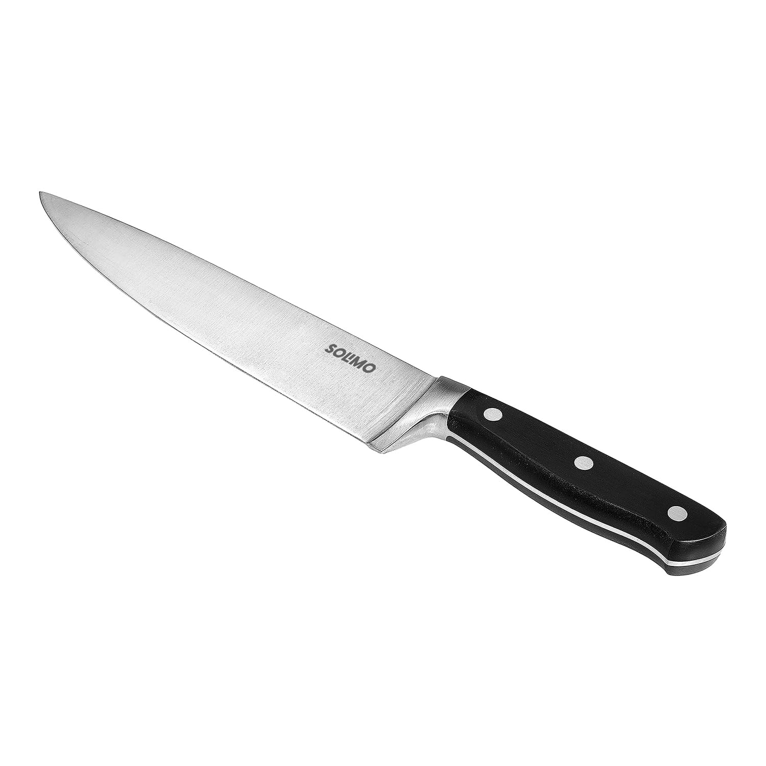 Amazon Brand - Solimo Premium Stainless Steel 8 inch blade Chef's Knife, Silver