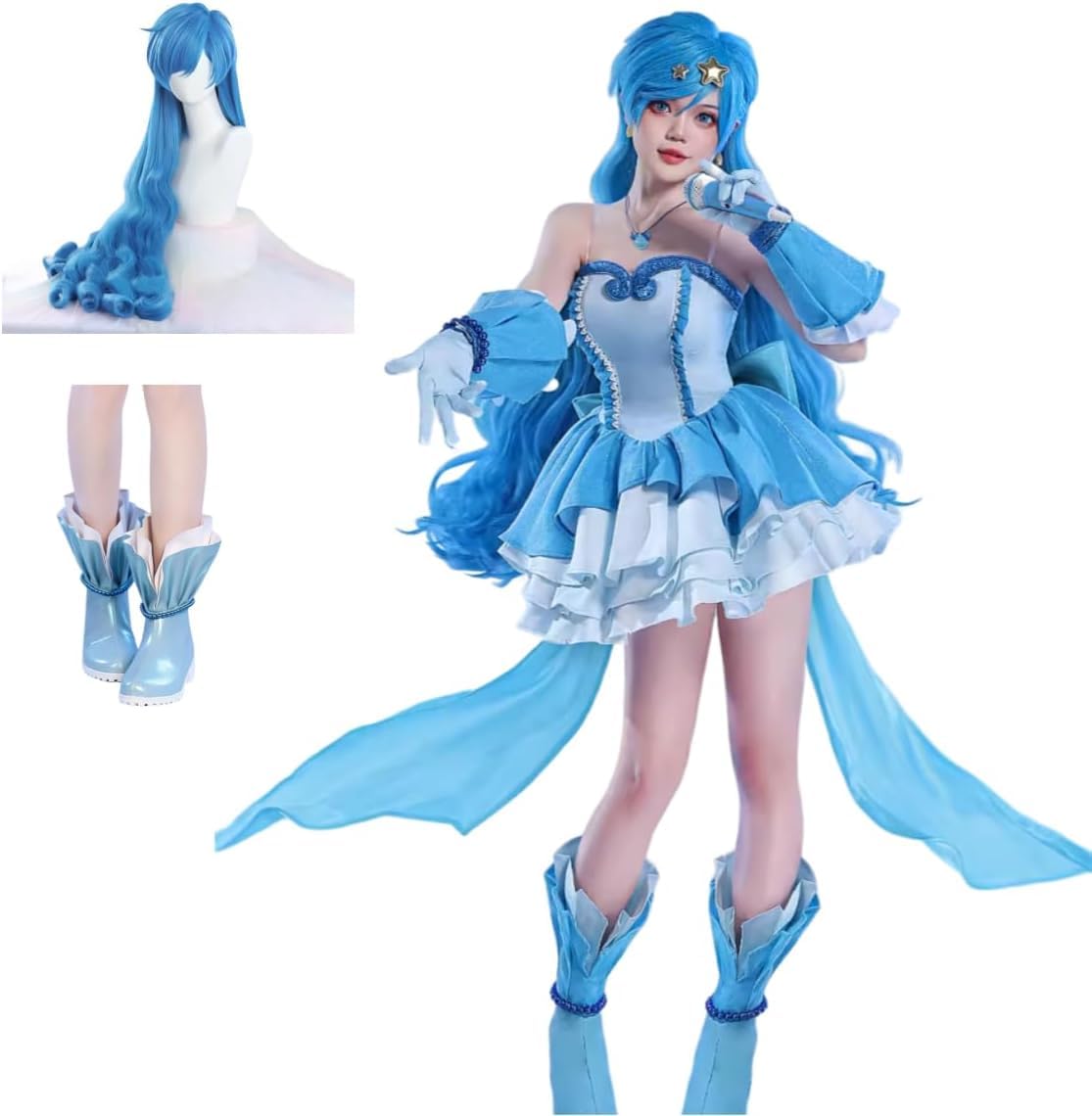 Amazon.co.jp: 【Sanjucos】 ぴちぴちピッチ 宝生波音 コスプレ