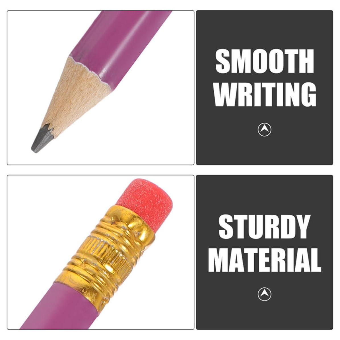 Confortevoli da Impugnare in Legno Hb 144 Matite per Studenti e Artisti per Scrittura e Disegno Scolastico