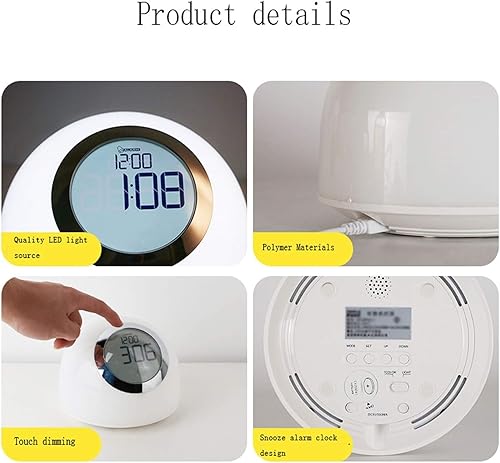 Miniatura 6 de Reloj de mesa Reloj Despertador Infantil Despertador Perezoso Reloj Digital Tiene 7 Cambio De Color Reloj Despertador Función De Atenuación Táctil