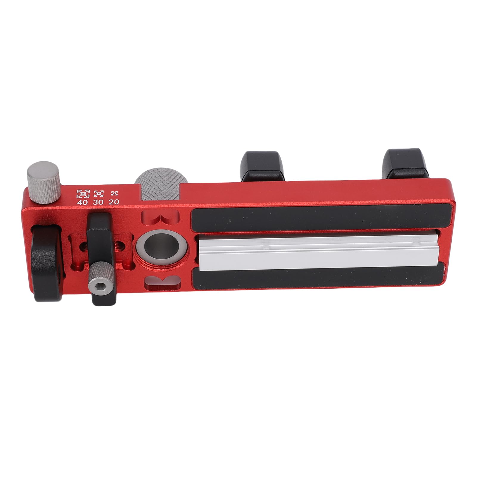 Generic Zestaw Lokalizatora wierteł do Profili Aluminiowych Mocny Stop Aluminium CNC z Akcesoriami do Obróbki Drewna i Wiercenia Profili Aluminiowych 20 30 40 Mm