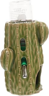 Toddmomy Soporte de Bebedero para Hámster Botella de Agua de Cerámica Ajustable de Accesorio para Chinchillas y Roedores Color Verde
