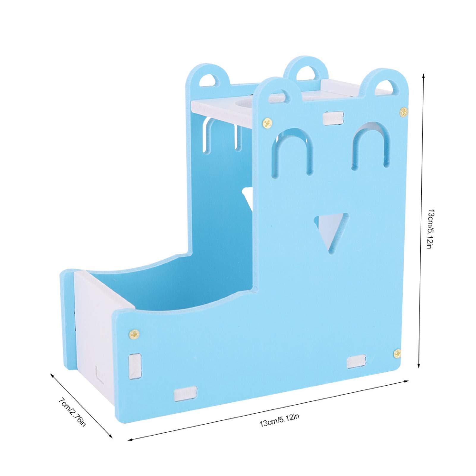 Restokki Hamster Automatic Feeder Dispenser Two-in-One Hanging Automatic Drinking Water for Bunny Chinchilla Hedgehog Squirrel,Small Pet