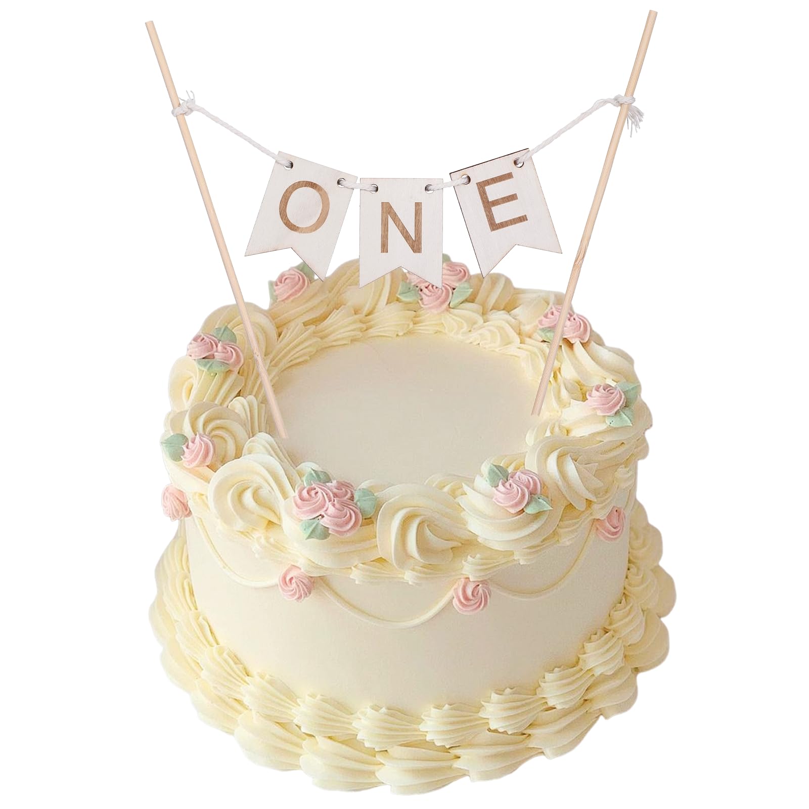 Topper per torta in legno a scacchi - Decorazione per festa di primo