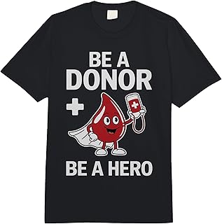 Save Lives Donate Blood Donor Awareness Community Health Comfort Colors Adult Heavyweight T-Shirt