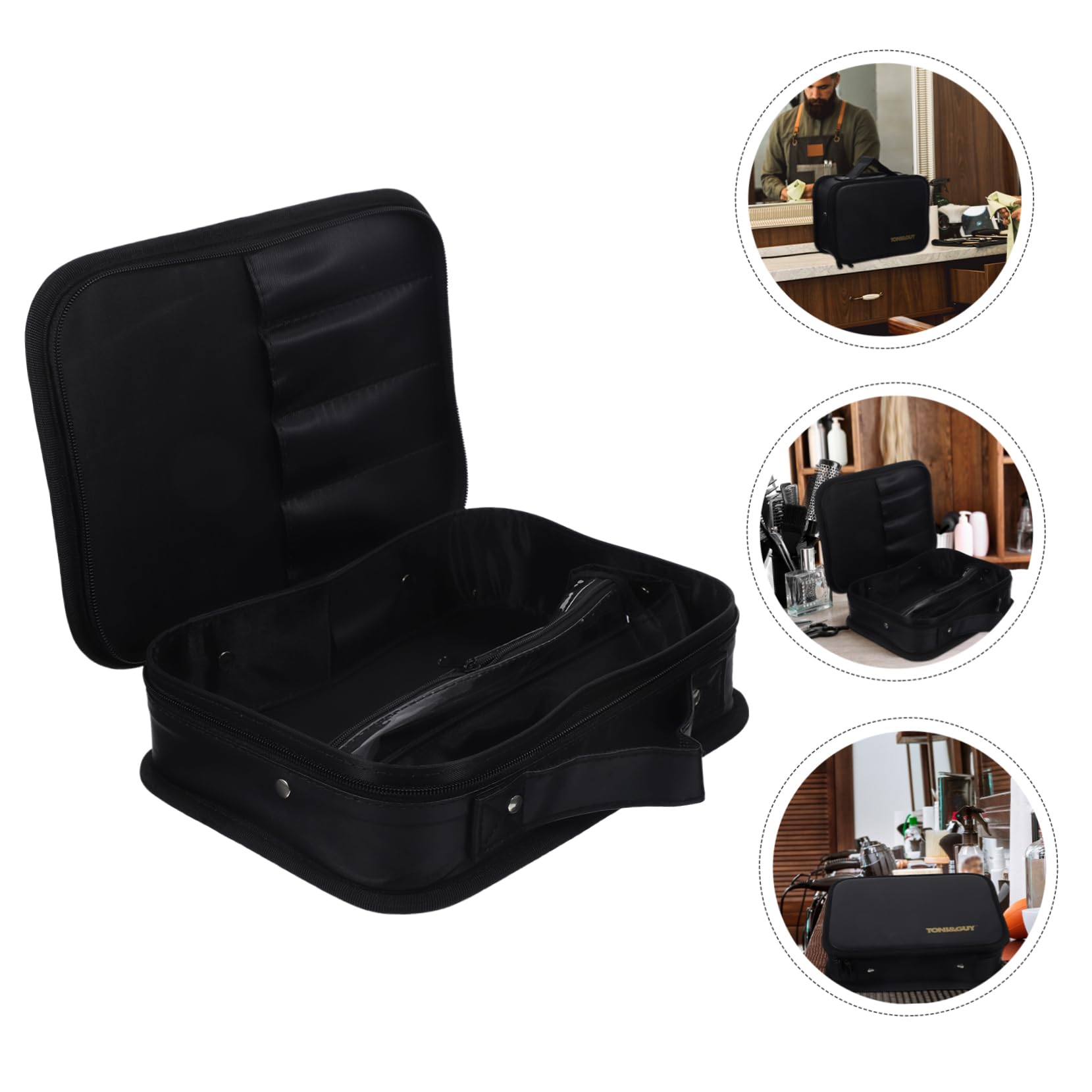 Gogogmee Hairdressing Pouch Barber Electric Scissors Bag Portable Comb Tool Carrier for Salon