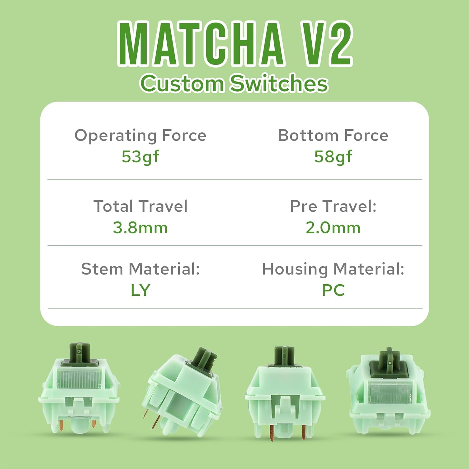 KiiBoom X Cosydiaries Rainy Froggy Day Keycap Set with Matcha Latte V2 Linear Mechanical Switch Set