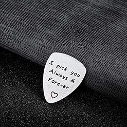 Bespmosp I Pick You toujours et Forever médiator de guitare musical Cadeau anniversaire Cadeau Saint Valentin - Les Beatles, Paul McCartney, John Lennon, RIngo Starr, George Harrison Bespmosp I Pick You toujours et Forever médiator de guitare musical Cadeau anniversaire Cadeau Saint Valentin – Image 4