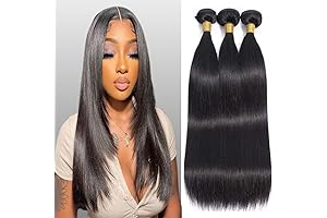 Feibin Straight Human Hair Bundles 14 14 14 Inch