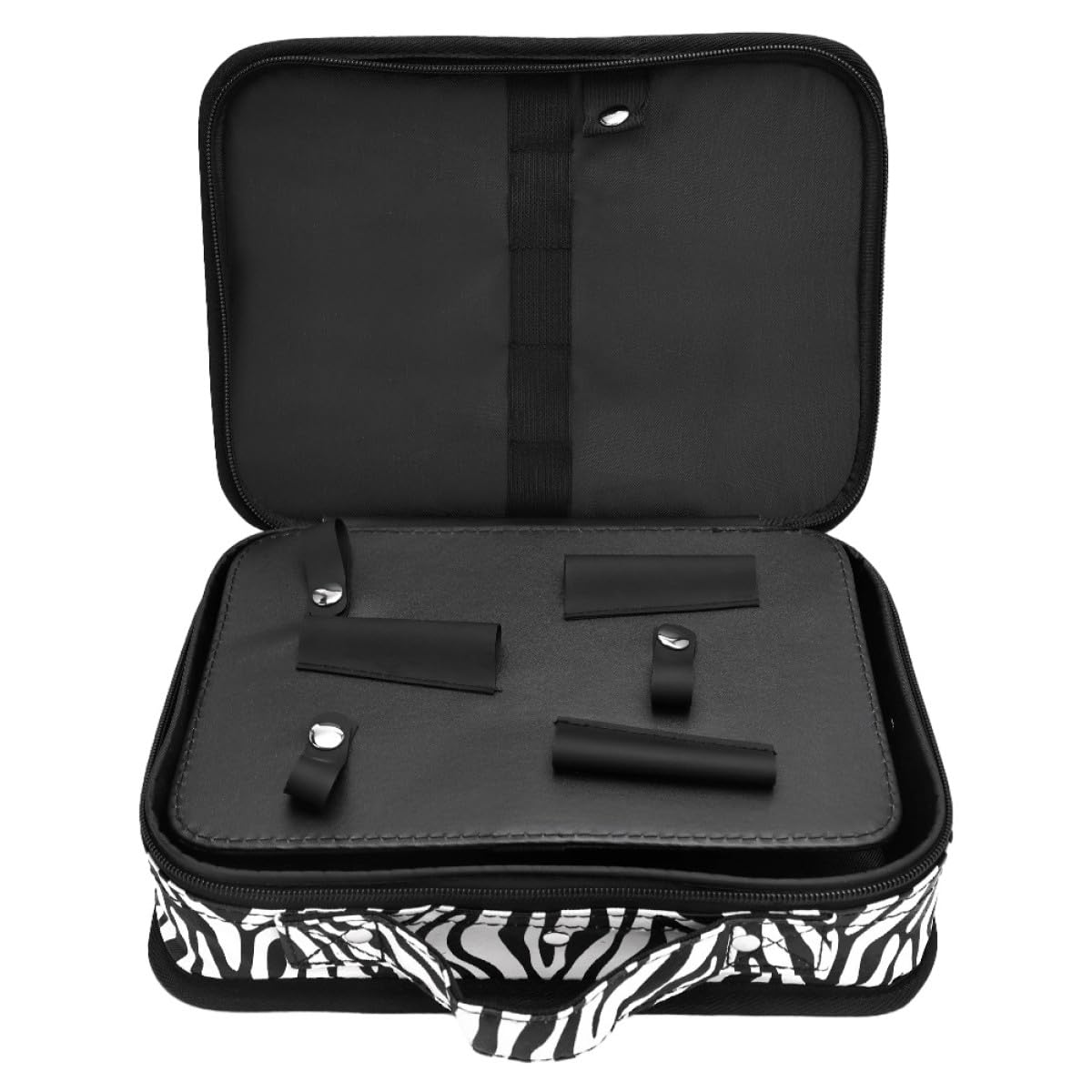 Friseurtasche Organizer für Haarschneidemaschinen Kompakter Scherenkoffer aus Robustem Material Tragbare Aufbewahrungstasche für Friseurwerkzeuge und Zubehör für Profis und