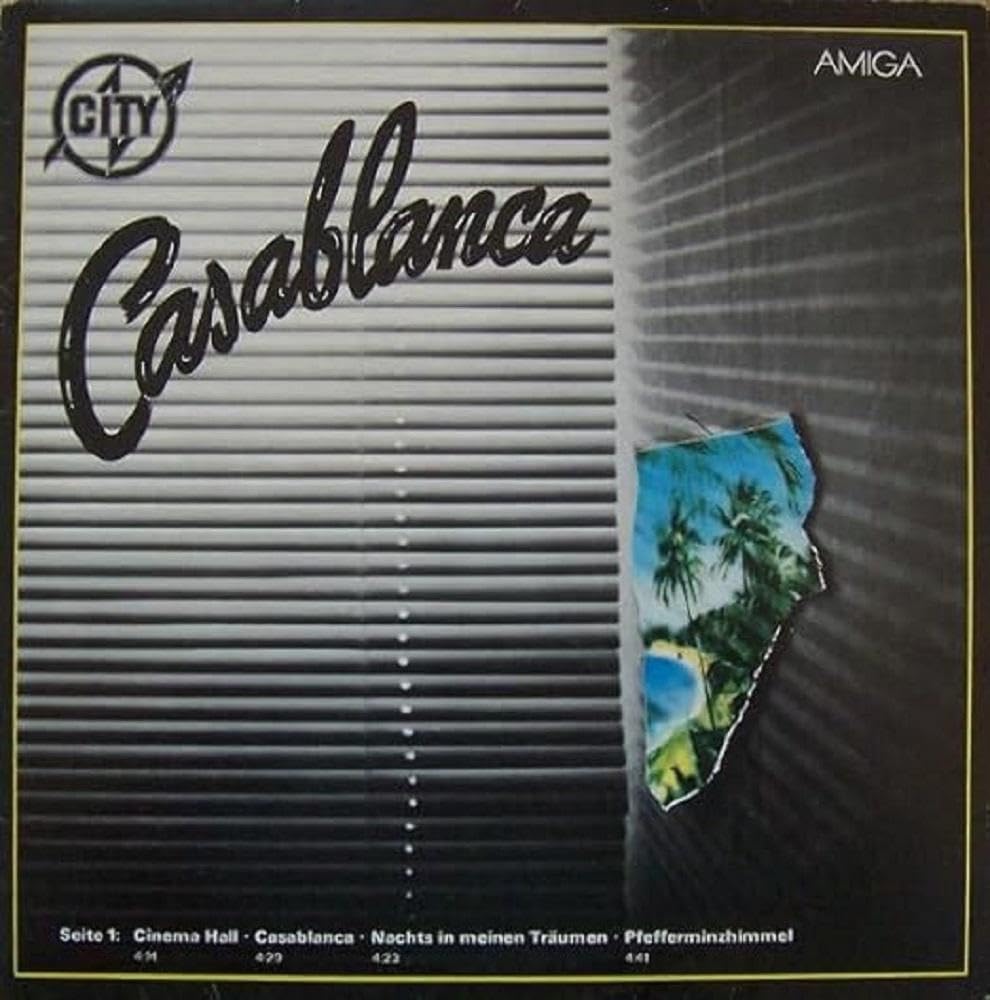 City Casablanca Blue Vinyl Record LP 12""  New And Sealed Reissue 2024