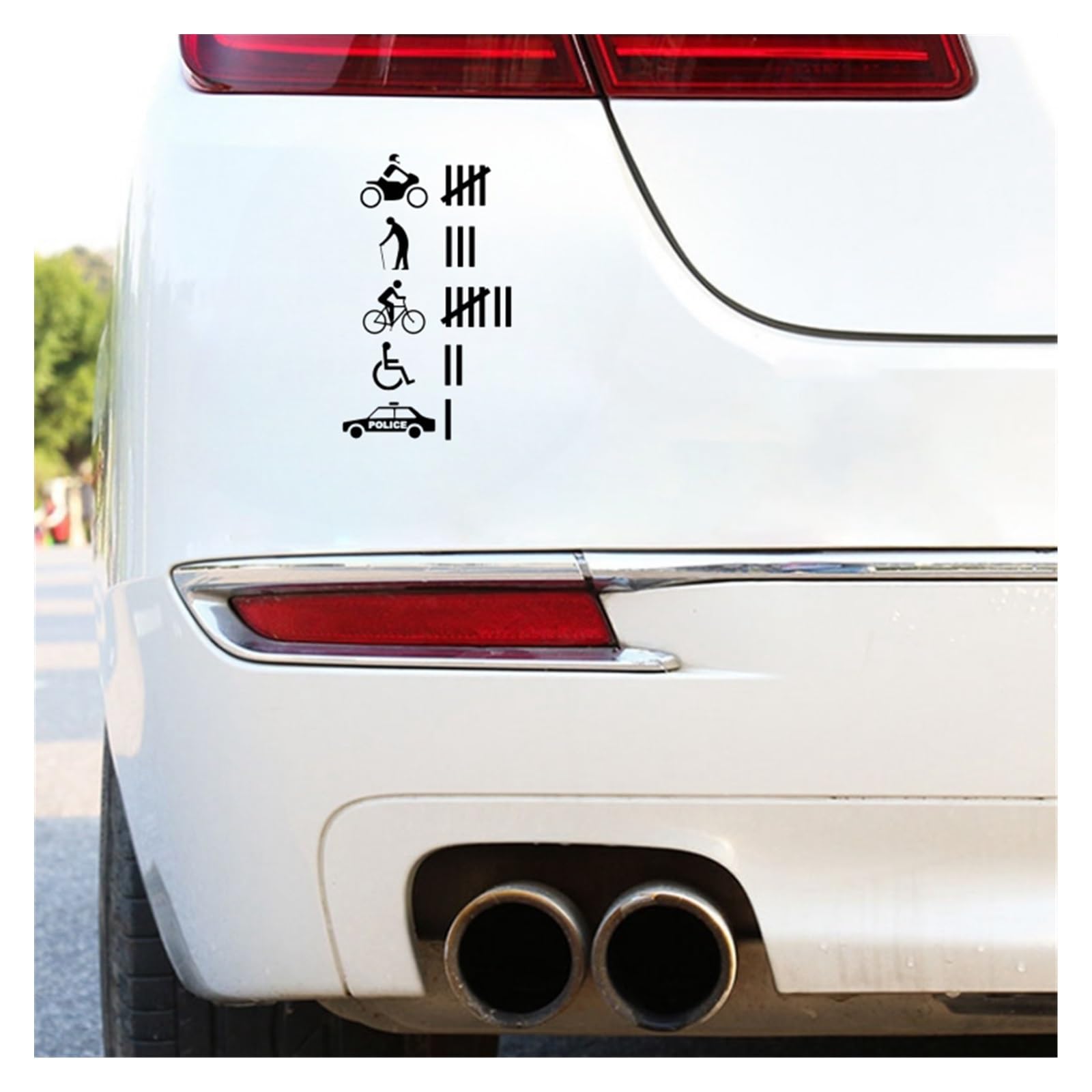 Autocollant Pare-chocs Drôle Autocollant Pare-chocs Humoristique JDM 'fille  Claquée' - Style Graphique, Fabrication USA Autocollant VISX, image size:1600x1600