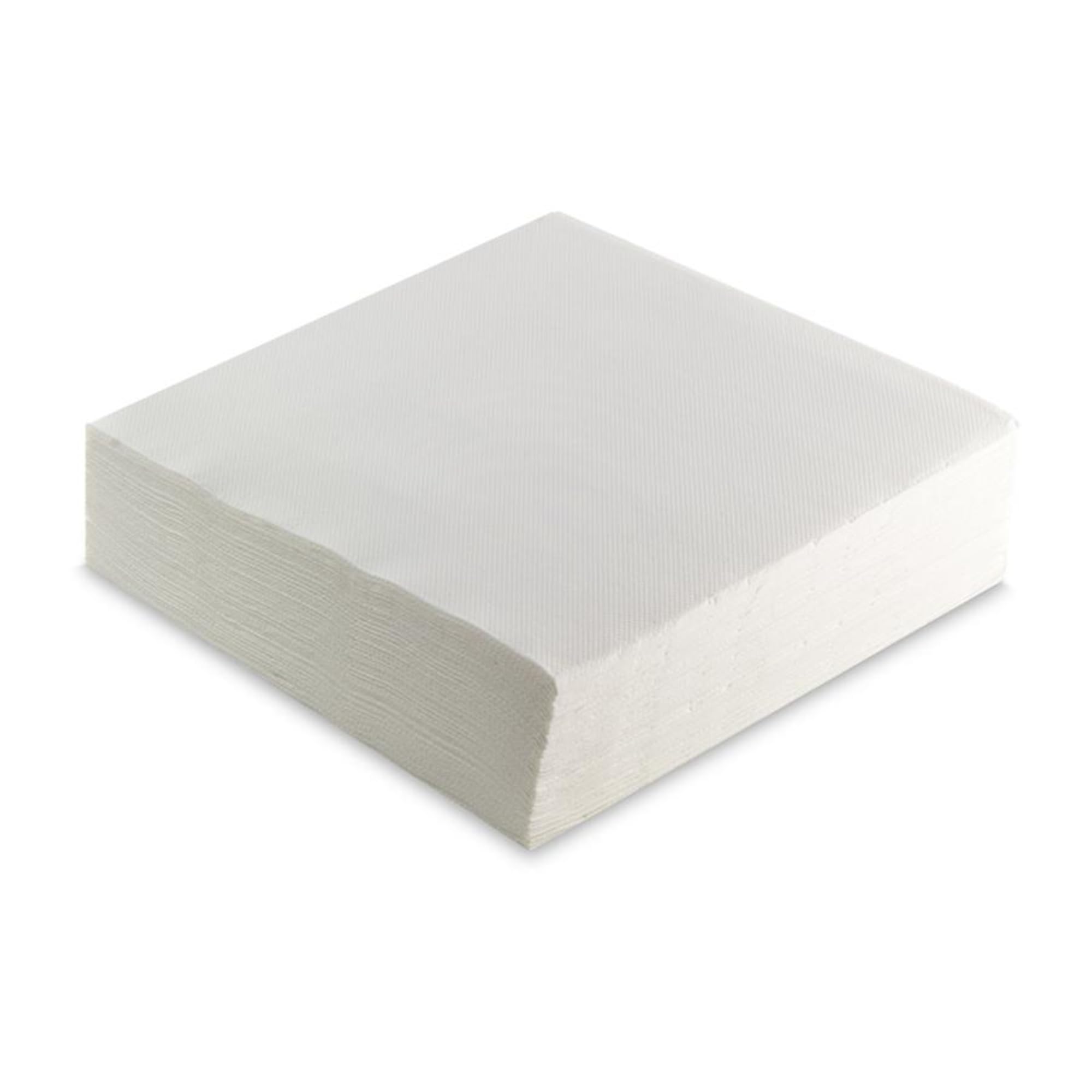 Saten ser42104102 I Am The Party, Napkin 40 x 40, 2 Layers, 1/4 Fold, 50 Napkins, punta-punta, White