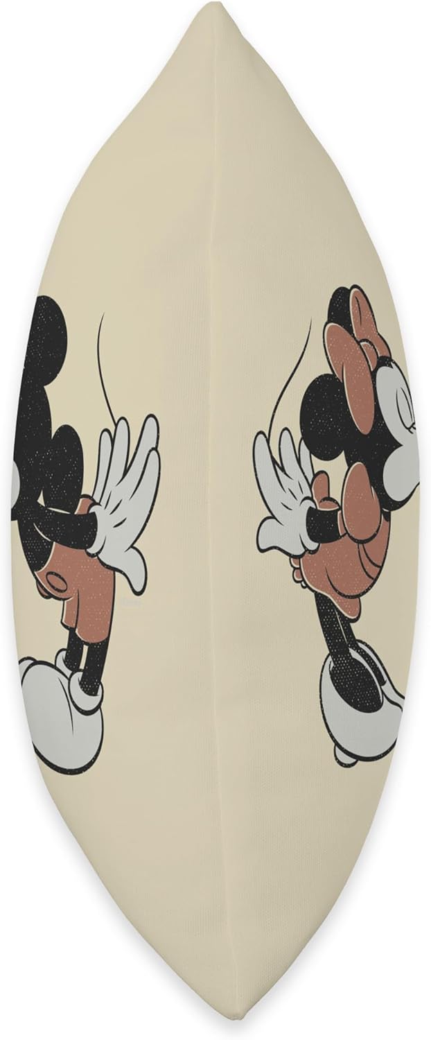 Disney Mickey & Minnie Mouse Sweet Smooch Valentine’s Day Throw Pillow