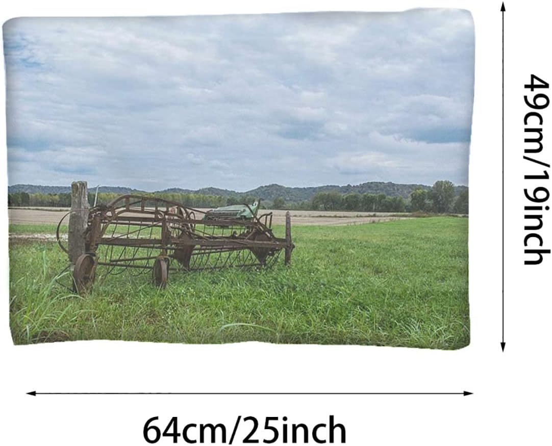 review Green Brown Puppy Blanket for Dogs and Cats Barn Wood Wagon Wheel Old Prairie Cart Cozy Self Heating Warming Kitty Kitten Puppy Small Dog Bed Countryside 19