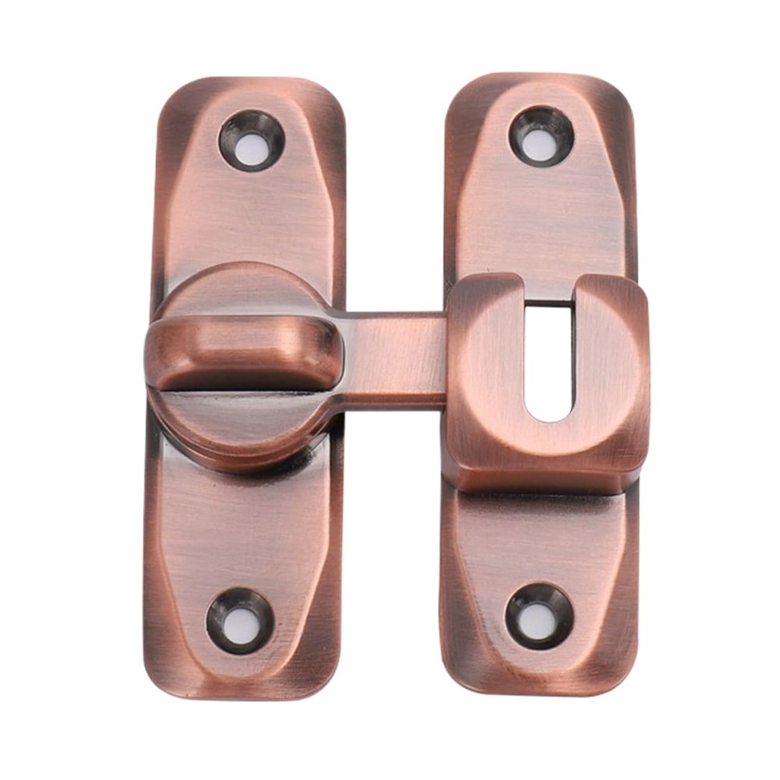 Boucle verrouillage porte coulissante haut de gamme teinte cuivre lot de 3 pièces