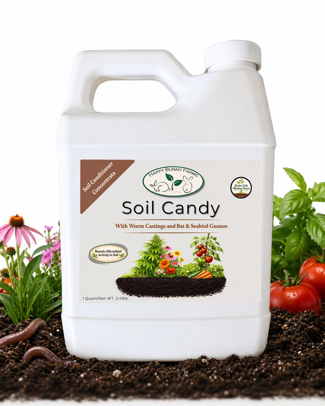 Happy Bunny Farms Soil Candy Worm Tea
