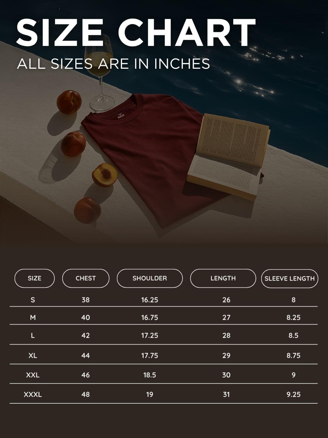 NOBERO Camiseta de hombre con estampado gráfico de ajuste regular