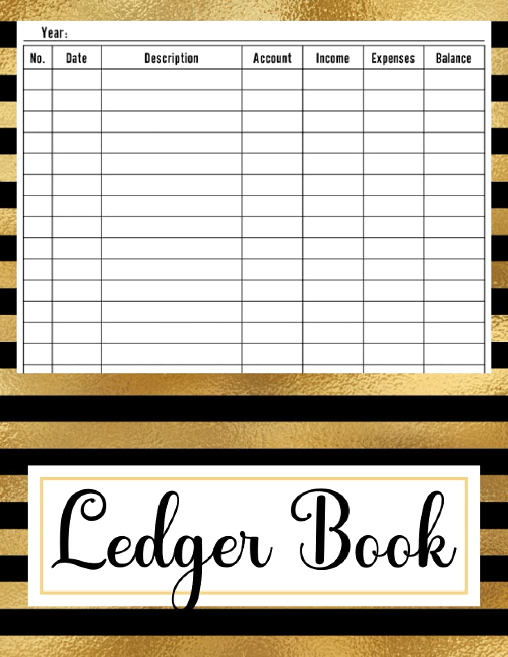 Ledger Book: Income and Expense Record Book for Bookkeeping and Small Business
