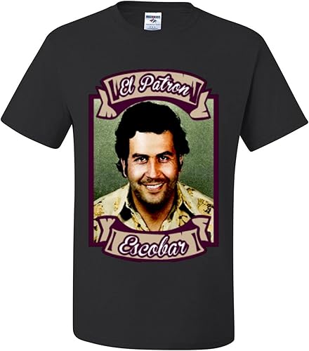 wild custom apparel Camisetas para hombre El Patrón Escobar Pablo Narcos