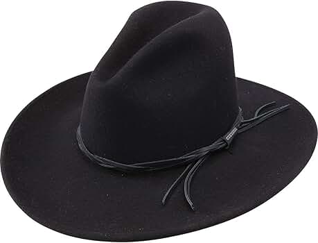 Crushable Wool Felt Western Cap by Stetson at Amazon Men's