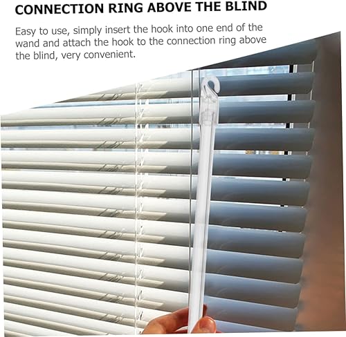 Miniatura 2 de Varita de repuesto veneciana para cortinero de repuesto para cortinero de repuesto, varilla inclinable transparente, piezas de ciego, mini persianas