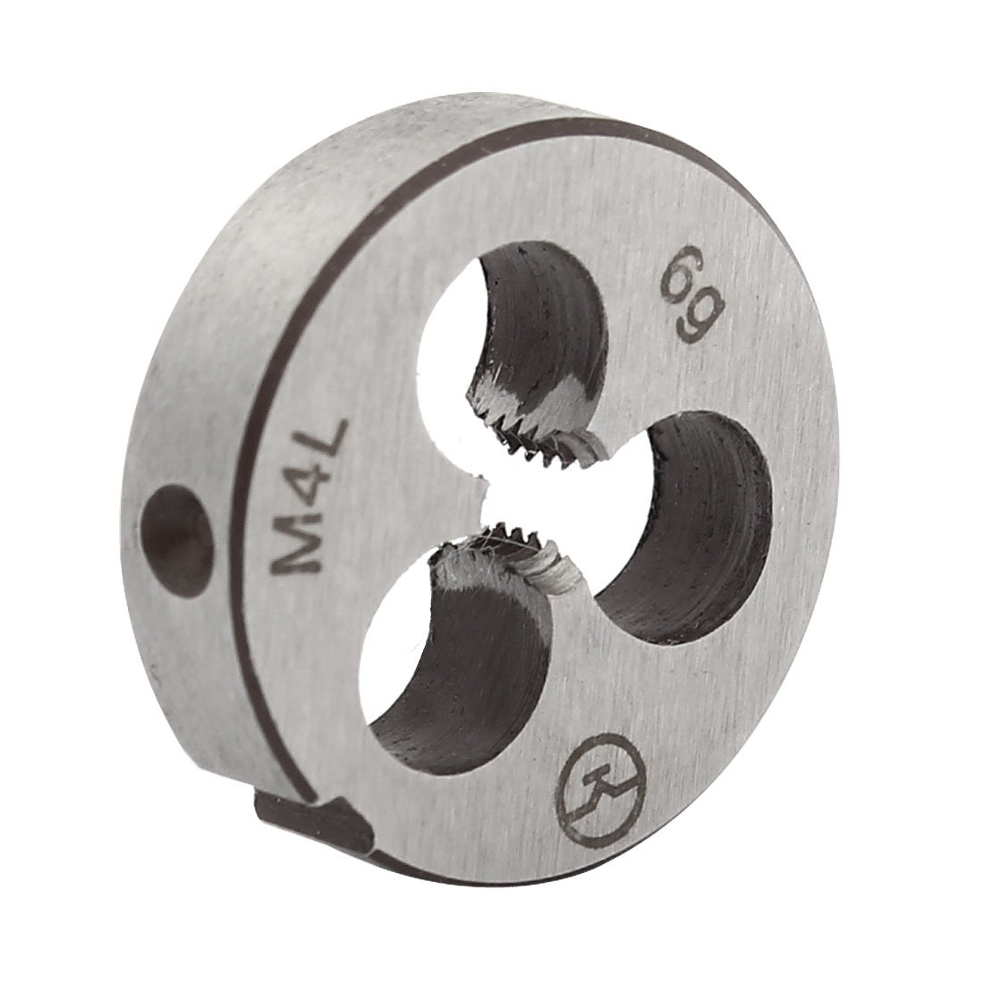 Aexit Steel 20mm Tool holder Outside Dia Metric M4 Screw Thread Round Die Tool Silver Tone Model:79as29qo762