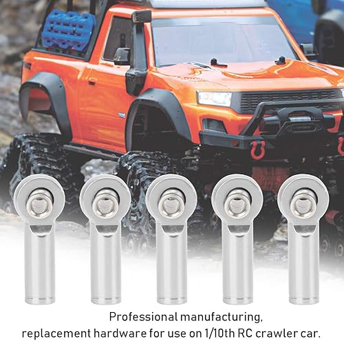 Miniatura 2 de Extremo de barra de acoplamiento RC, extremo de barra de acoplamiento de aleación de aluminio, 10 piezas de junta de varilla de acoplamiento de