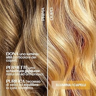 Senso Naturale Shampoo Solido Illuminante, Shampoo Schiarente per Capelli Spenti, Equilibratore per Riflessi Dorati Luminosi con Camomilla, Curcuma, Limone | 100% Ecologico e Vegano | PH 4.5-5.5 (1)