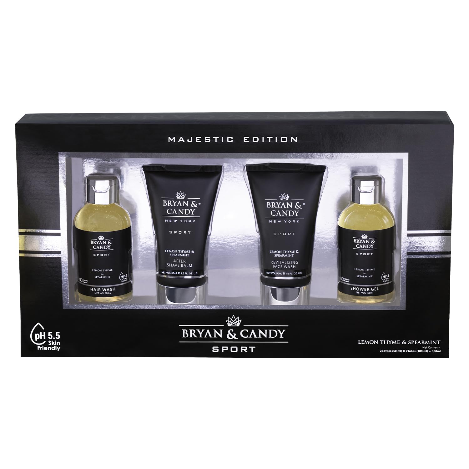 Bryan & Candy Complete Face & Body Care Kit | Gift Set For Men | 100% Vegan | Skin-Friendly pH 5.5 for All Skin Types,SLS & Paraben Free (LEMON & THYME KIT)-image-36