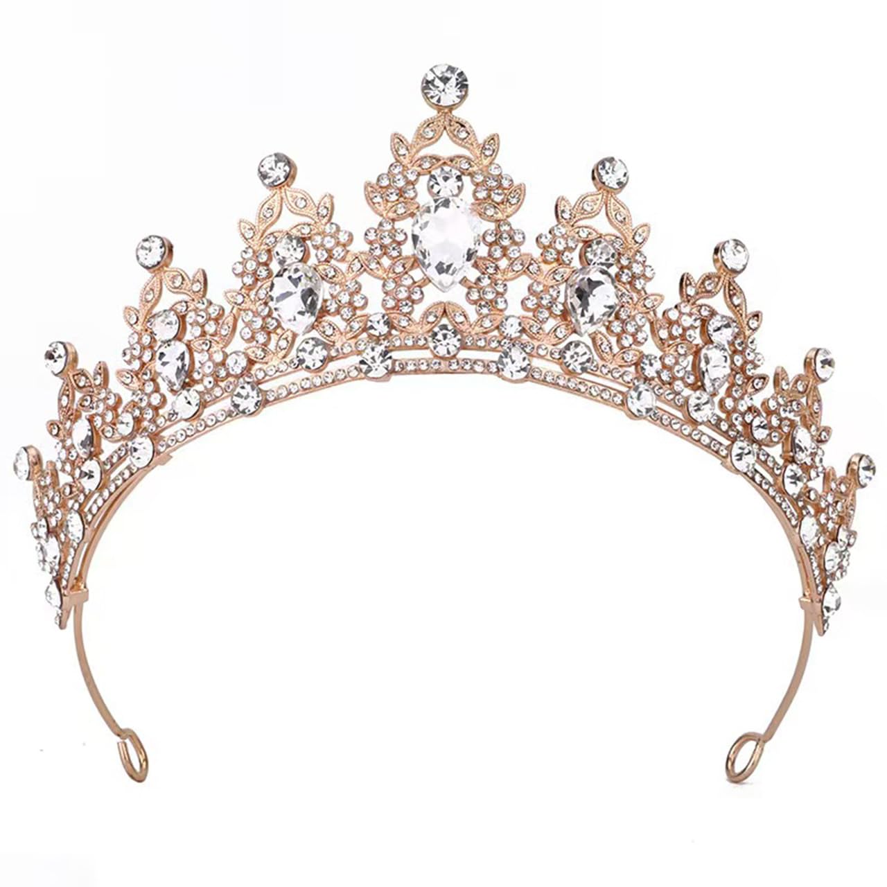 New women crown tiara Bridal Bridesmaid crystal headpiece birthday