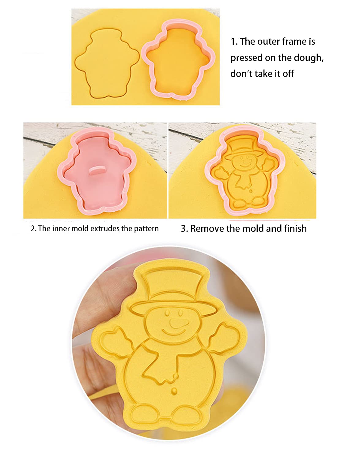 Moule À Biscuits Sablés En Bois Emporte-Pièce Écureuil Pour Pain D Épices