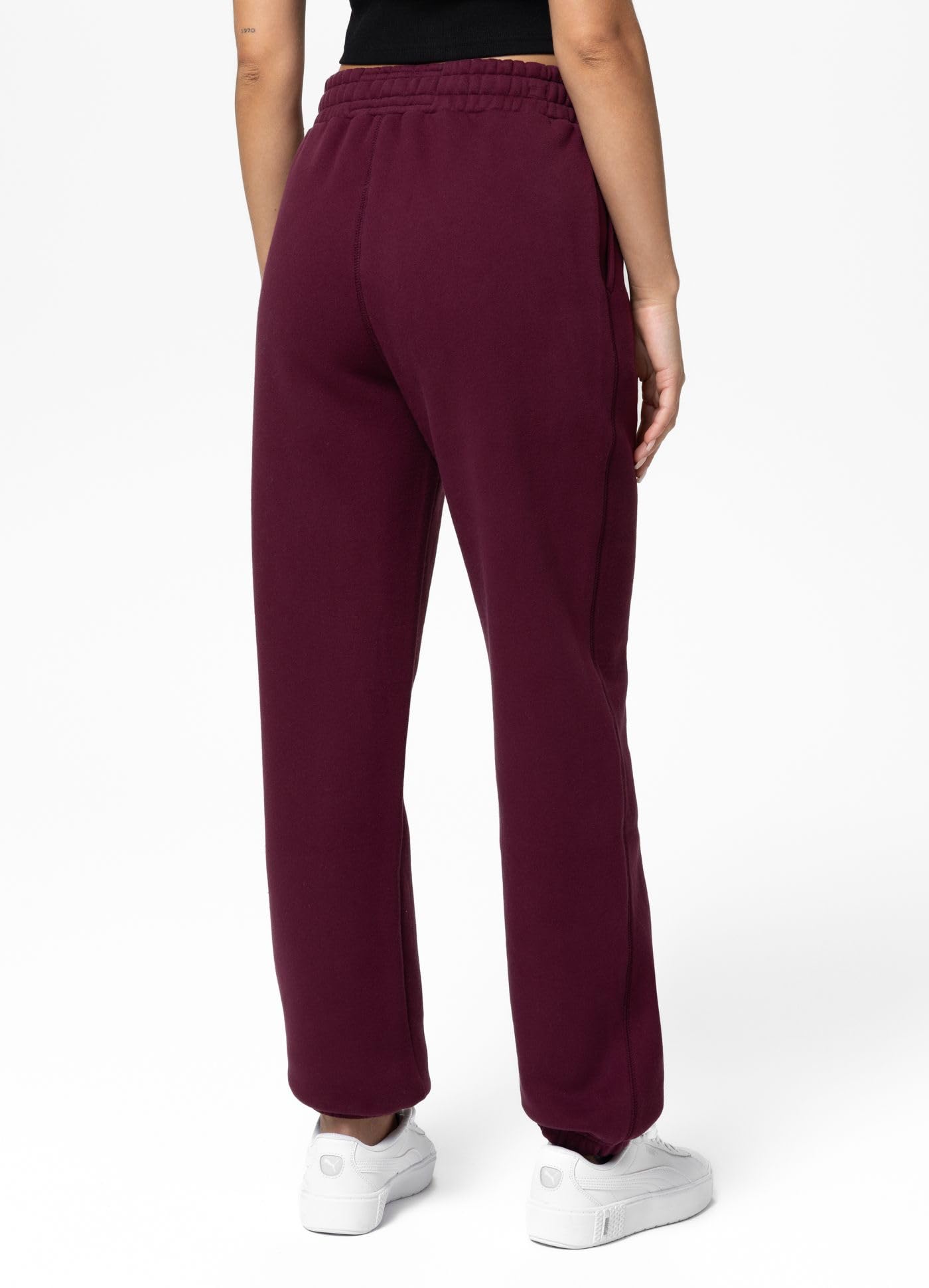 PITBULL Damen Jogginghose TULLA - Frauen Sweatpants Oversize Fit Sporthose, Baumwolle Polyester Mix, Bequeme Trainingshose mit Kordelzug & offenen Taschen, Komfortable Freizeit Hose
