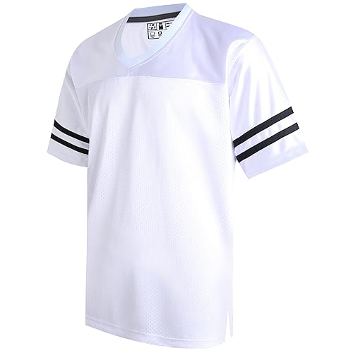 Pullonsy Replica Football Jerseys for Men Unisex Classic Blank Workout