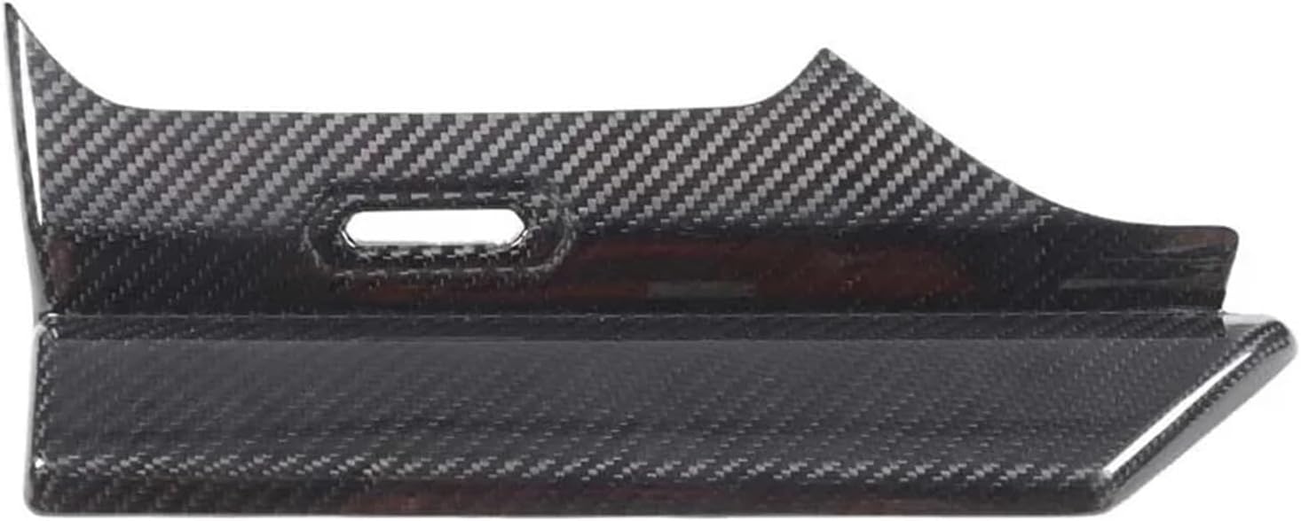 Compatible With 2018-2021 Lamborghini URUS Real Dry Carbon Fiber Car Dashboard Decorative Stickers Interior Auto Accessories(Black)