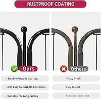 Vista 5 de Corralito para perros, 40 pulgadas, 8 paneles, valla para perros con puerta extra ancha, corral para mascotas anti-tropiezos, corral para perros a