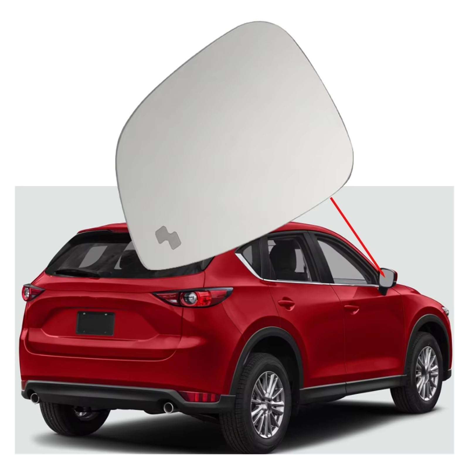 retrovisore esterno vetro Per Mazda Per CX5 2017-2023 Per CX9 2016-2023 Riscaldato Destro Posteriore In Vetro Dello Specchio Con Punto Cieco TK71691G7 Vetro Specchio Retrovisore(1pc Right)