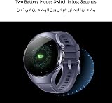 HUAWEI WATCH 5 46mm Smartwatche + Fluoroelastromer band Black, Multi-sensing X-TAP Technology, Fingertip Oxygen Saturation Measurement, For Android and iOS, Extended 6-Month Warranty, Black - 6