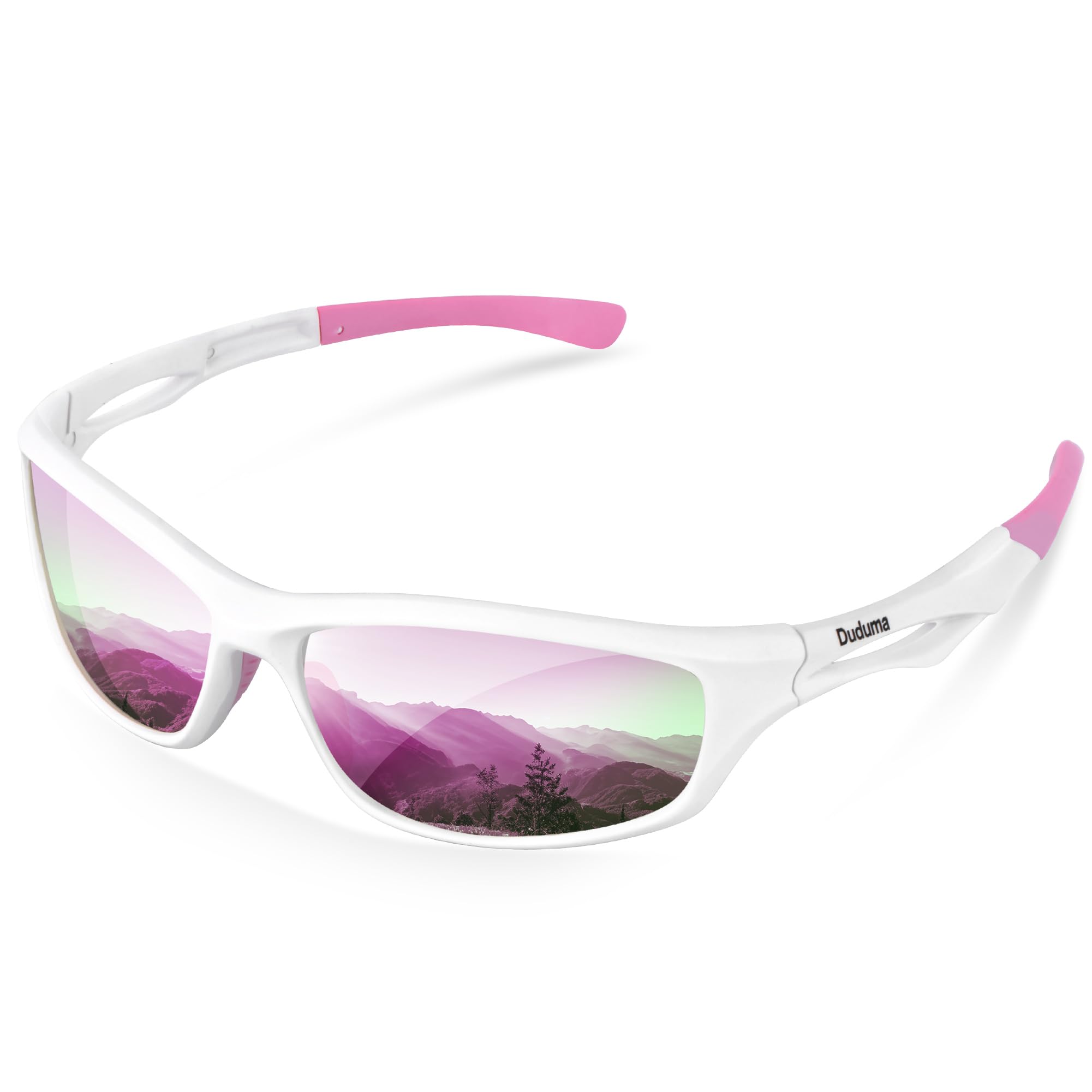 Duduma Sonnenbrille Herren Polarisiert Sport Sonnenbrille UV400 Schutz Sportbrille zum Angeln Laufen Fahrrad brillen für Herren Damen TR90