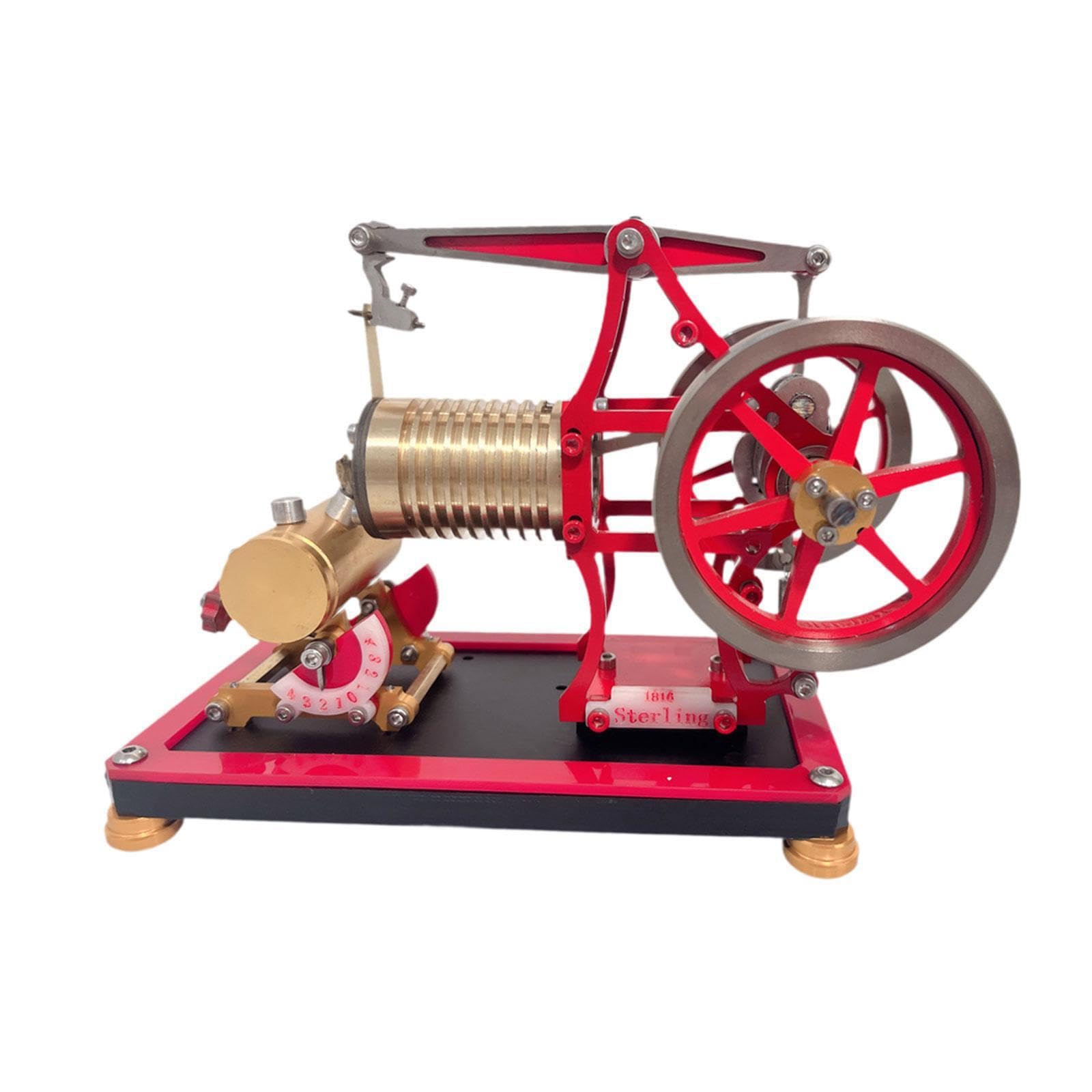 KIOALXZ Juguete educativo para niños con motor de succión de fuego, modelo de experimento científico de física para estudiantes, que fomenta la curiosidad científica y el