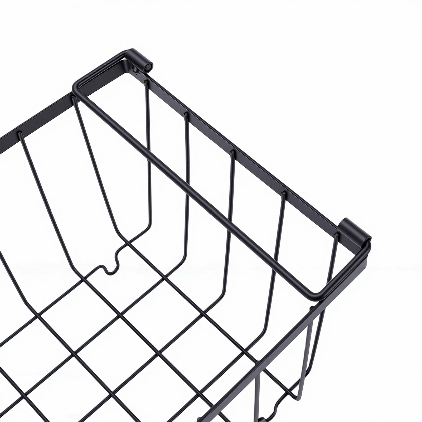 HEEPDD Contenedores Organizadores para Congelador, 4 Cestas de Almacenamiento para Congelador Horizontal con Asas para Clasificar Carnes Congeladas, Alimentos, Acero Al Carbono,